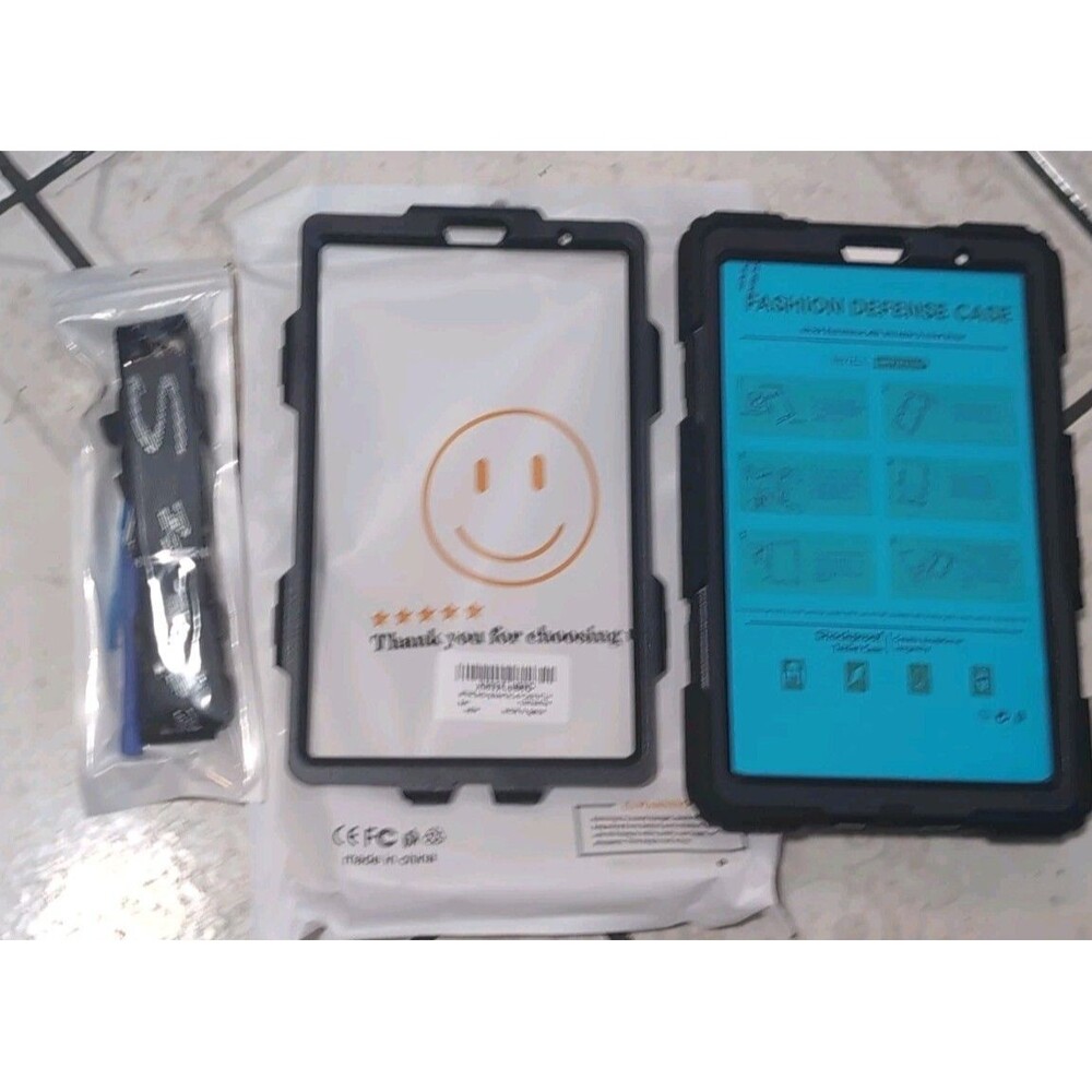For Samsung Galaxy Tab A7 Lite Tablet Case Shockproof Stand Kids Cover Lamyard